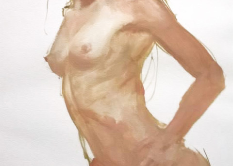Studio di nudo femminile (work in progress)